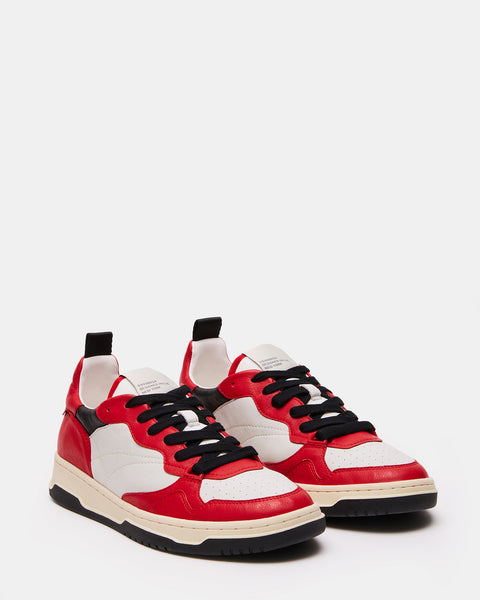 EVERMORE Red Multi Low-Top Lace-Up Sneaker | Men's Sneakers – Steve Madden