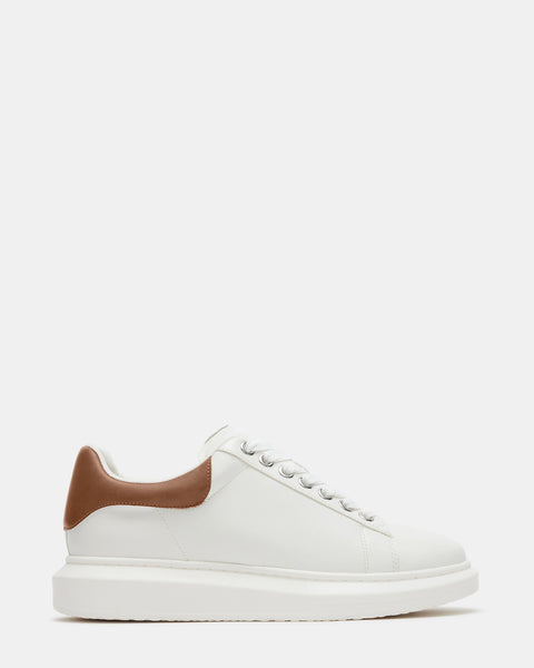 FROSTED Cognac Low-Top Lace-Up Sneaker | Men's Sneakers – Steve Madden
