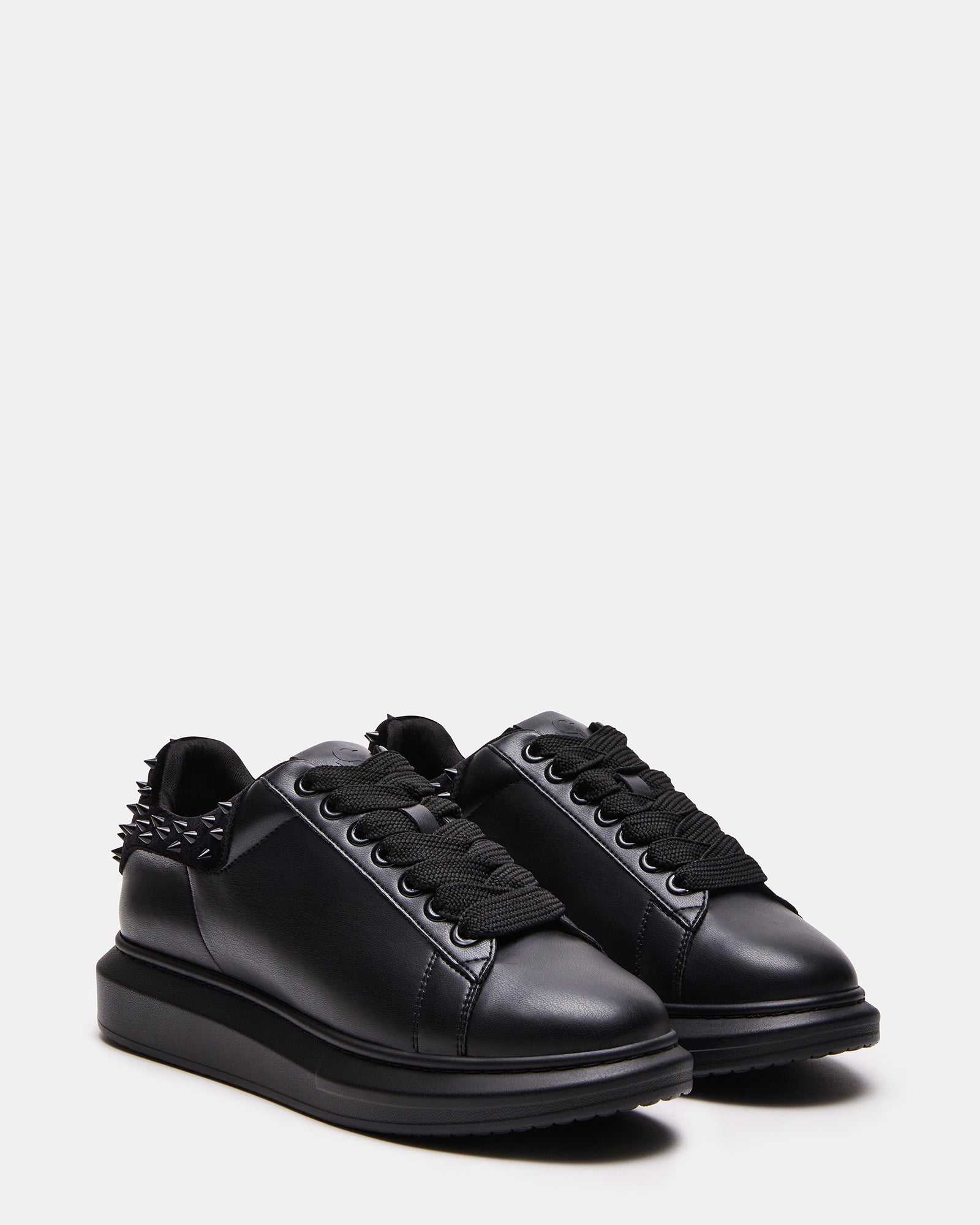 Steve Madden Men's Frosting Lace-Up Sneakers - Black - Size 8 Steve Madden Men's Frosting Lace-Up Sneakers - Black - Size 8