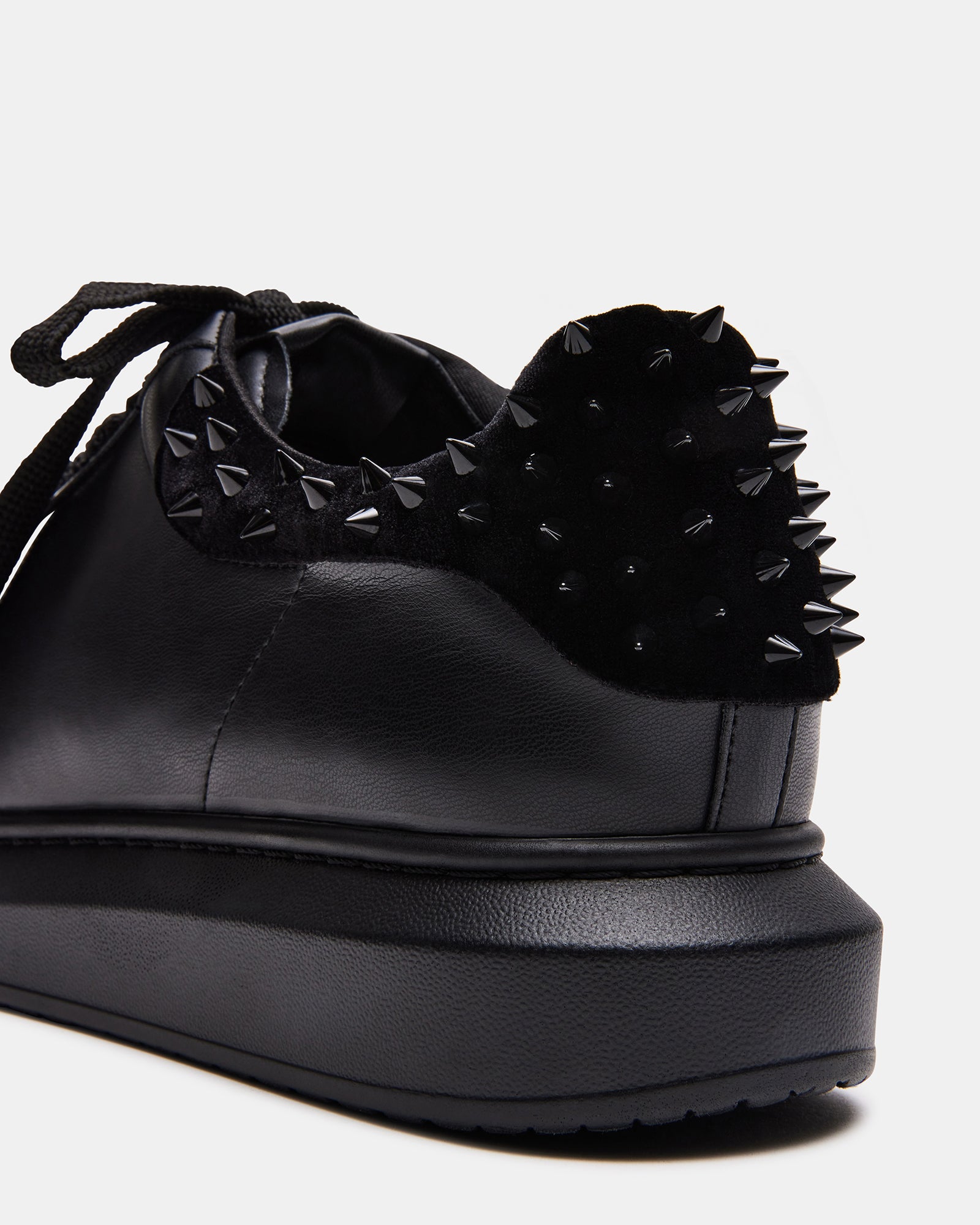 Steve Madden Men's Frosting Lace-Up Sneakers - Black - Size 8 - Leather Steve Madden Men's Frosting Lace-Up Sneakers - Black - Size 8 - Leather