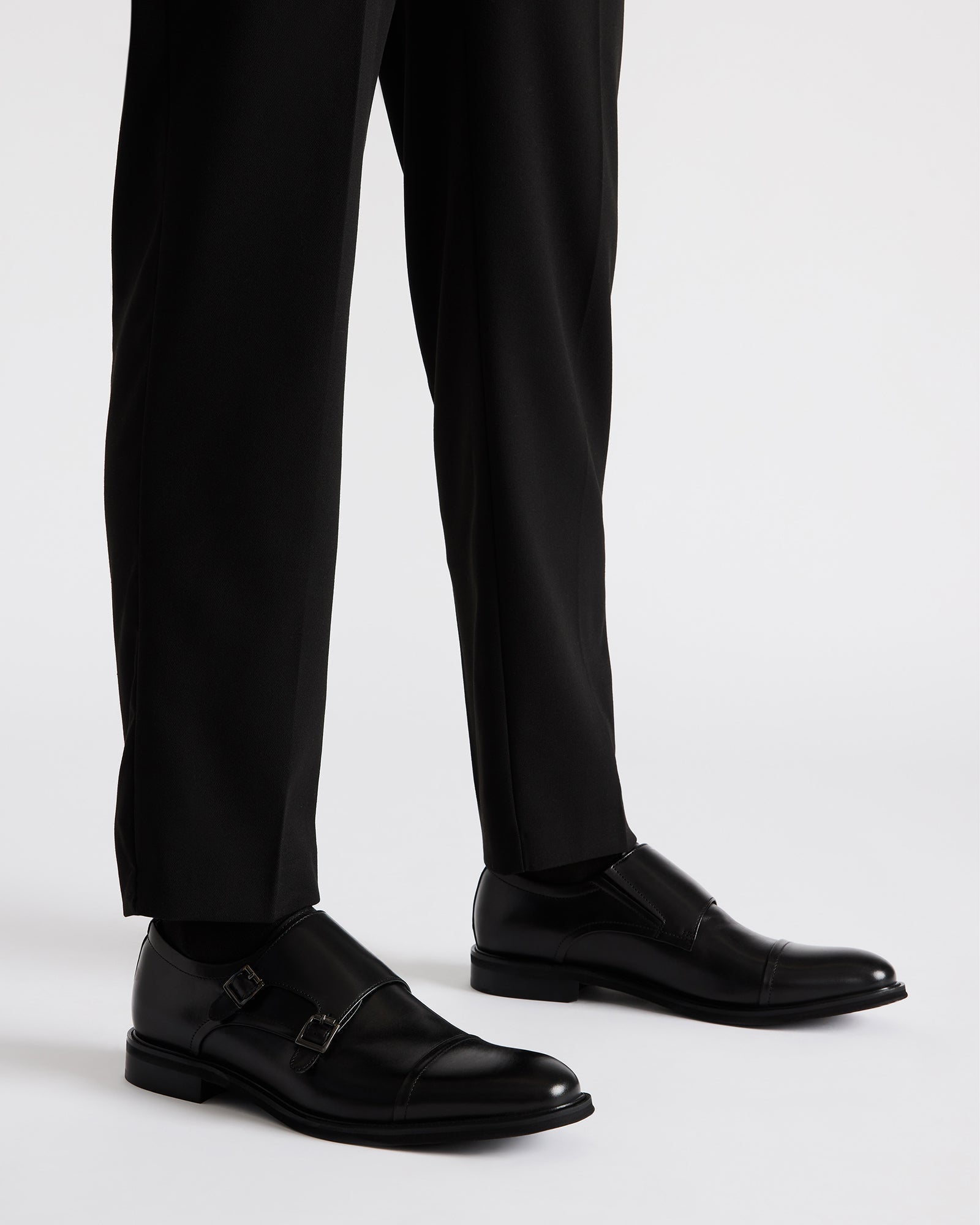 Steve Madden Men's Haran Dress Shoes - Black - Size 9.5