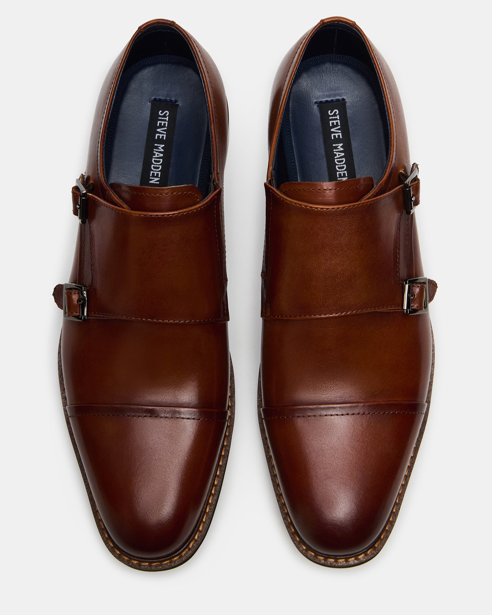 Steve Madden Men's Haran Dress Shoes - Tan - Size 7 - Leather Steve Madden Men's Haran Dress Shoes - Tan - Size 7 - Leather