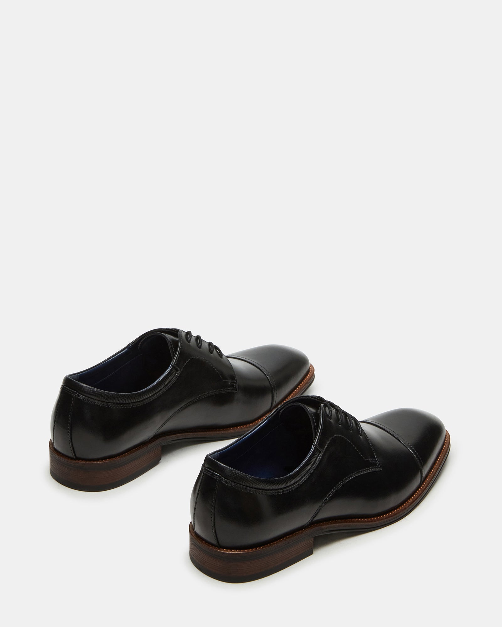 Steve Madden Men's Hasan Oxford Dress Shoes, Black, 12M, Leather Steve Madden Men's Hasan Oxford Dress Shoes, Black, 12M, Leather