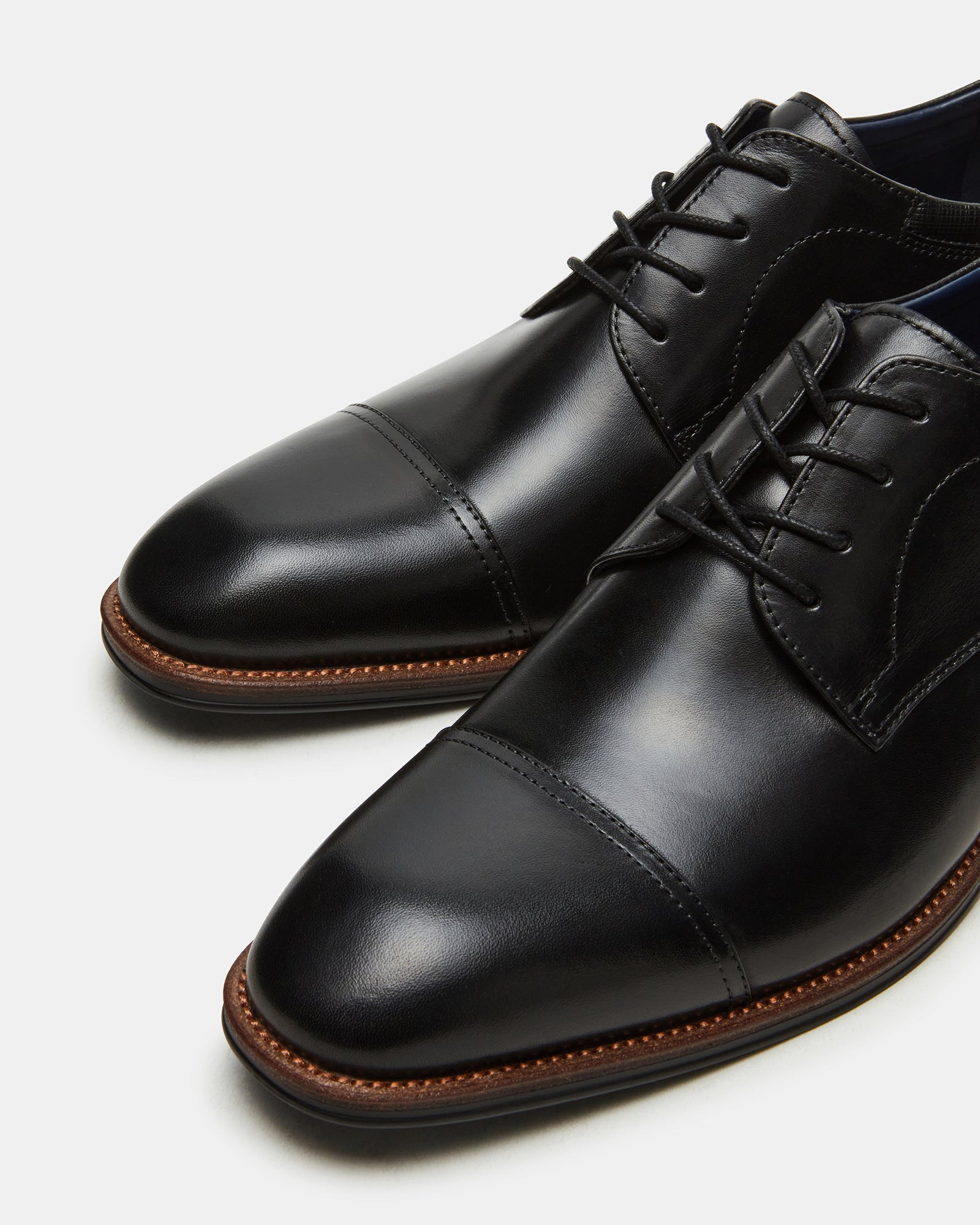 Steve Madden Men's Hasan Oxford Dress Shoes, Black, 12M, Leather Steve Madden Men's Hasan Oxford Dress Shoes, Black, 12M, Leather