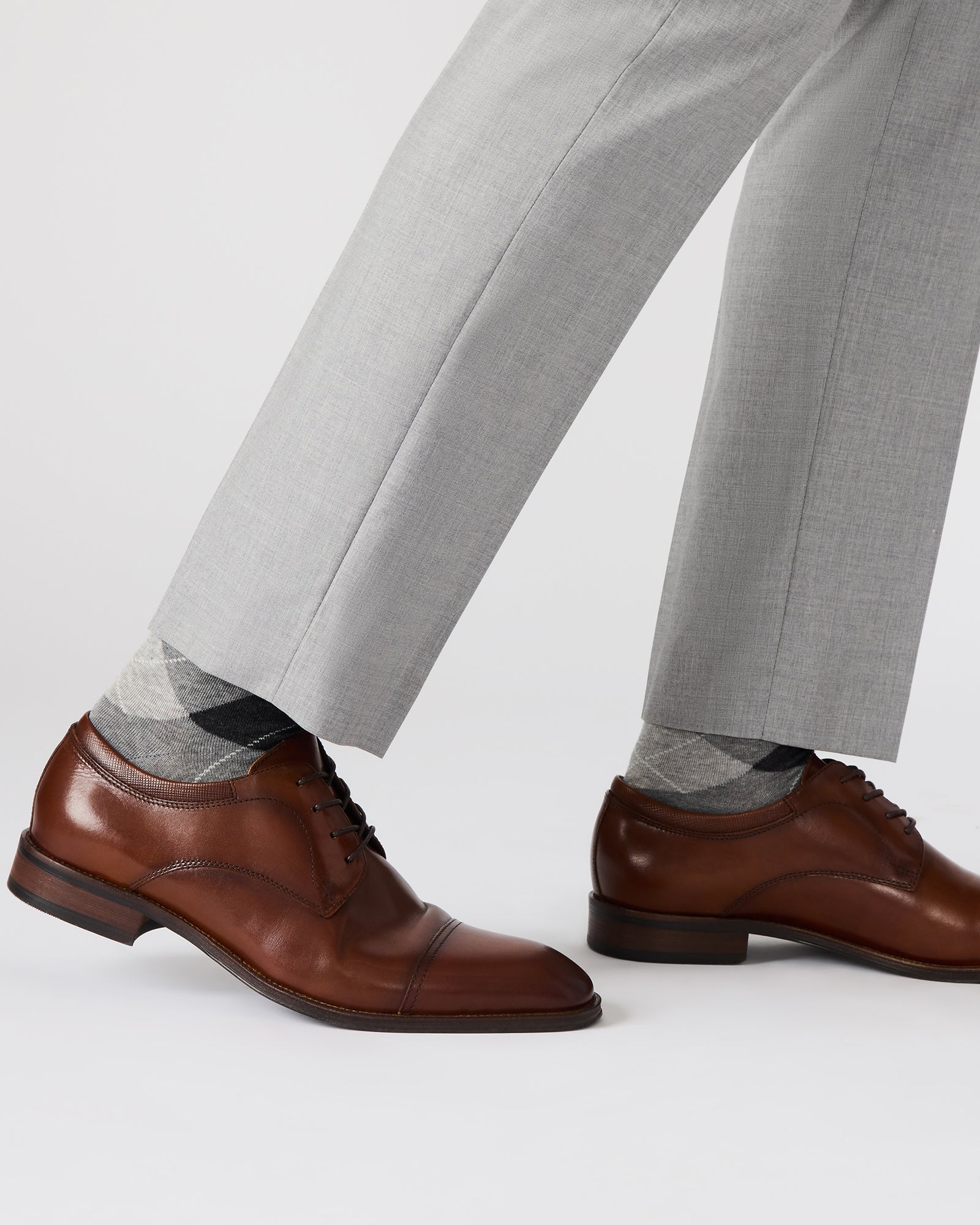 Steve Madden Men's Hasan Oxford Dress Shoes, Tan, 9M, Leather