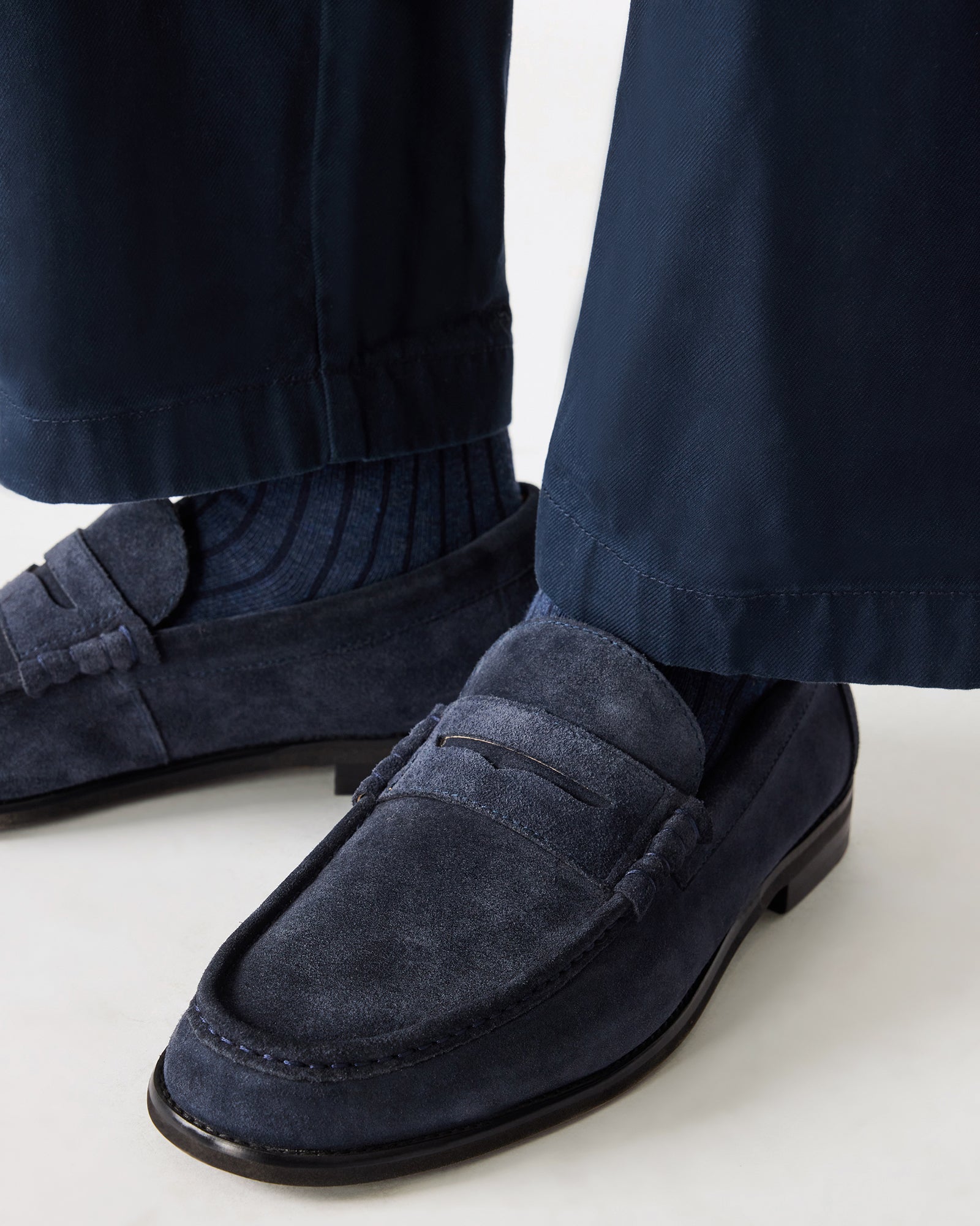 HUCKLE NAVY SUEDE - view 2