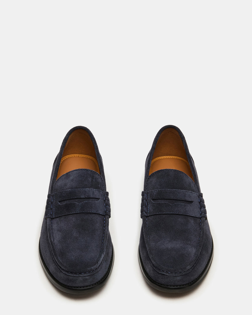HUCKLE NAVY SUEDE