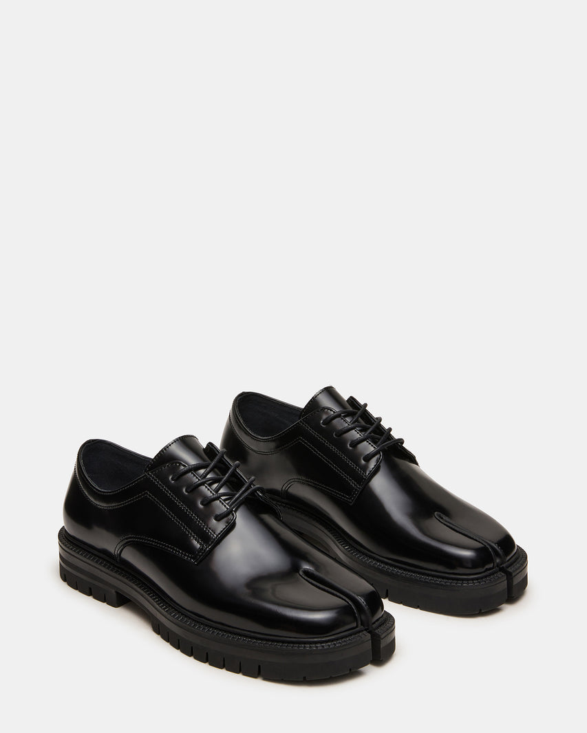 JAXEL Black Box Tabi Split-Toe Lace-Up Lug Men's Dress Shoe | Steve Madden