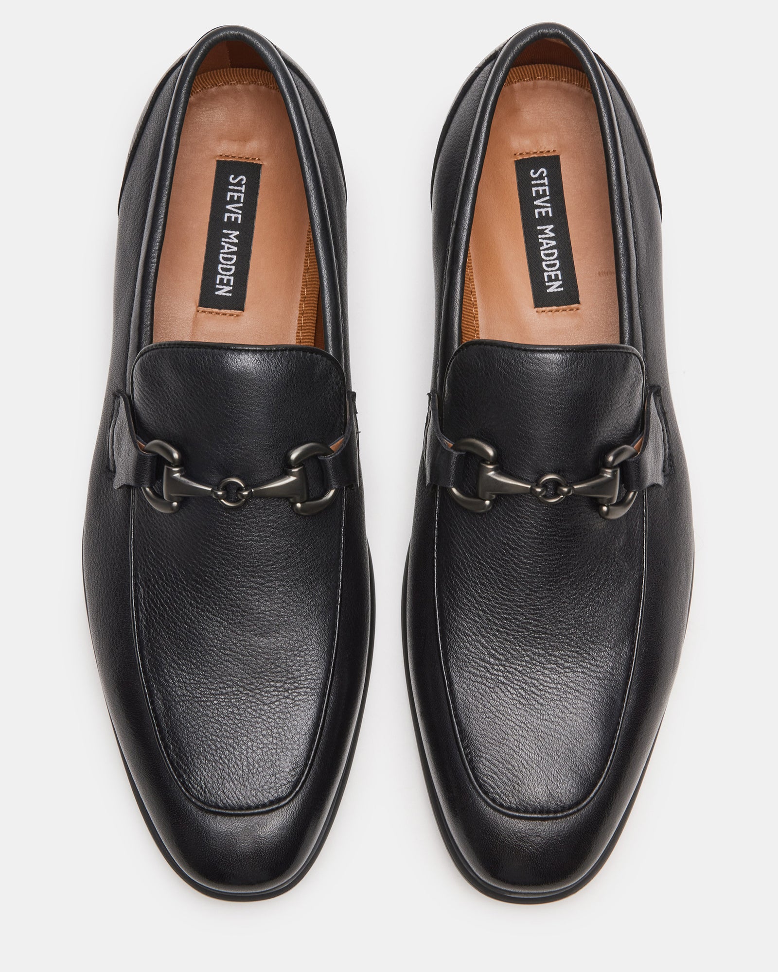 JAYSHAN Black Leather Dress Loafer
