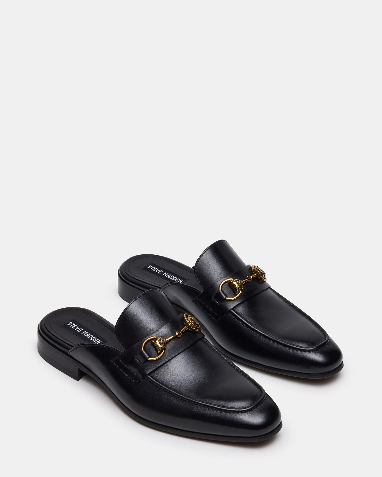 Steve Madden Men's Jovian Slip-On Dress Shoes - Black - Size 11 - Leather Steve Madden Men's Jovian Slip-On Dress Shoes - Black - Size 11 - Leather