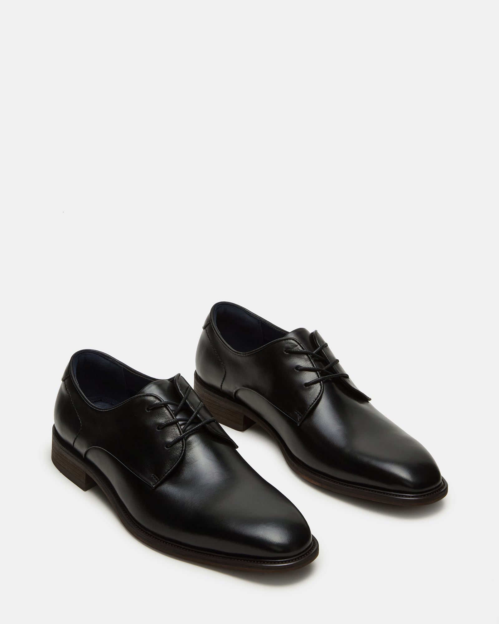 Steve Madden Men's Leland Lace-Up Dress Shoes - Black - Size 10.5 - Leather Steve Madden Men's Leland Lace-Up Dress Shoes - Black - Size 10.5 - Leather