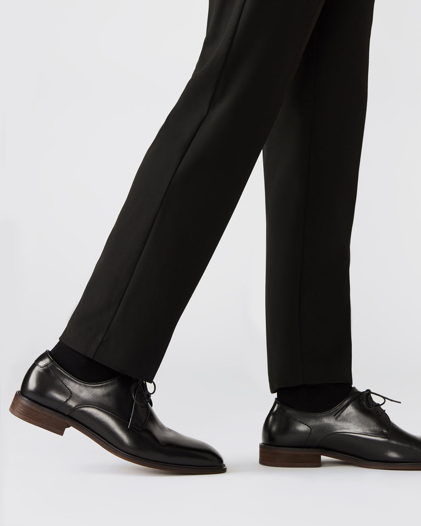 LELAND BLACK LEATHER