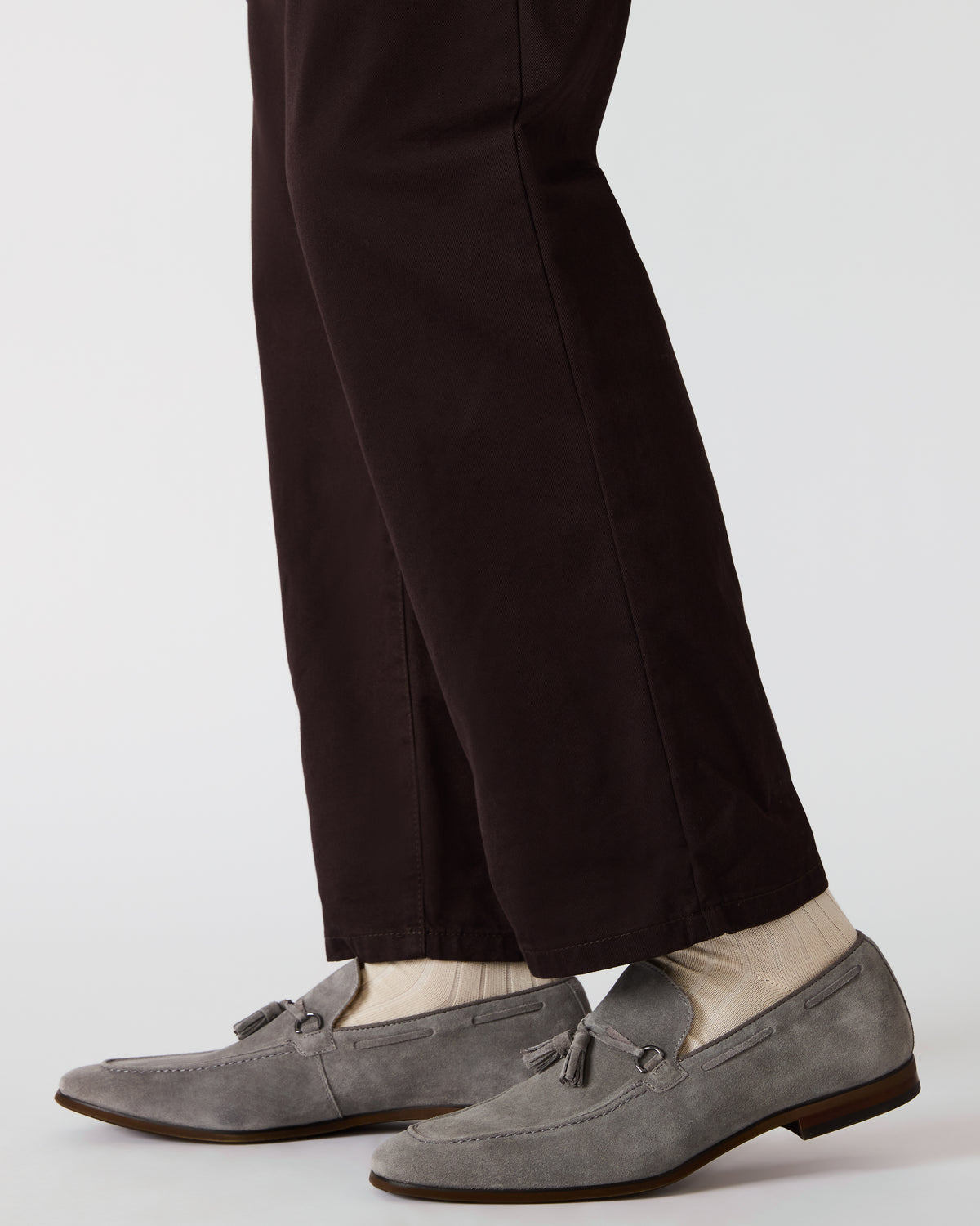 mens grey dress loafers Steve Madden Men's Logan Slip-On - Light Suede - Size 10.5 size-womens-clothing_:0 ROSE-GOLD Mehendi Green And Orange to shoe for long