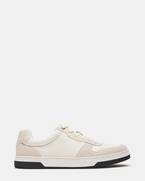 NILLS White Low-Top Lace-Up Sneaker | Men's Sneakers – Steve Madden