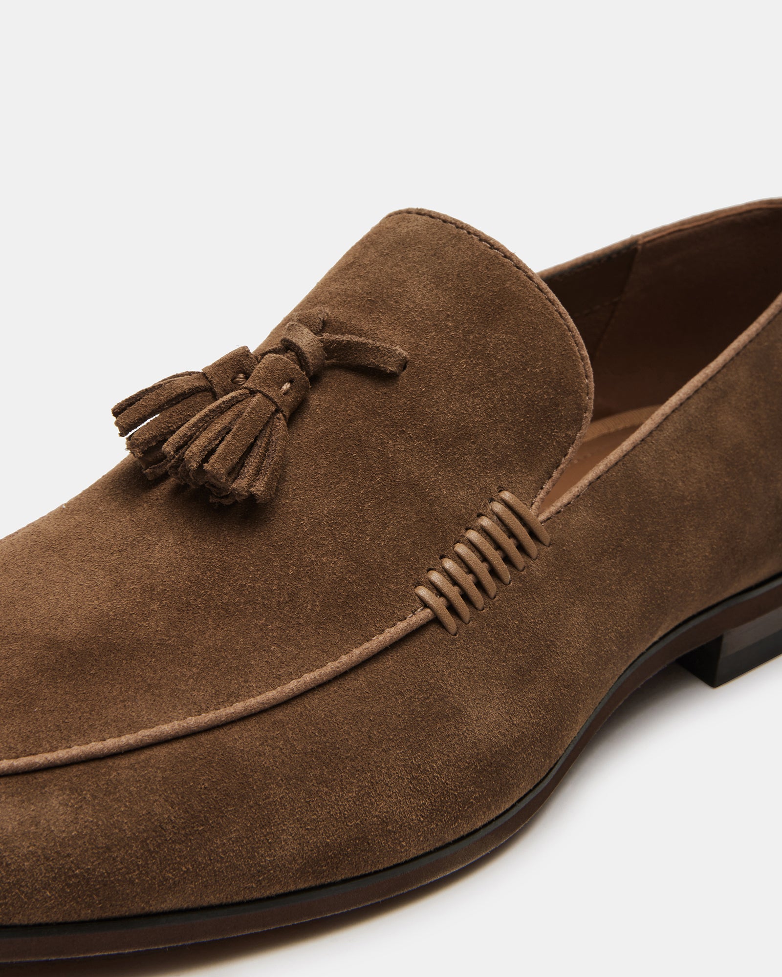 ONDRE Tan Suede Tassel Slip-On Men's Loafer Steve Madden ONDRE Tan Suede Tassel Slip-On Men's Loafer Steve Madden
