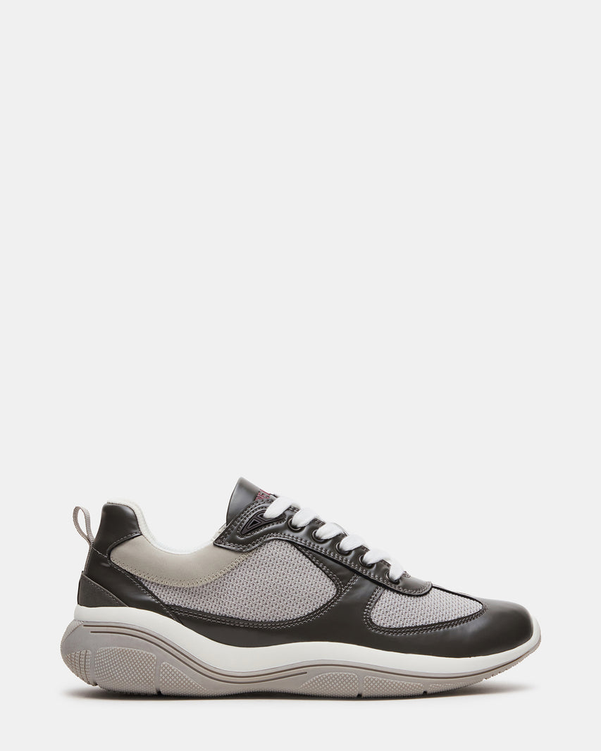 PICOLO Grey Low-Top Lace-Up Men's Sneaker | Steve Madden