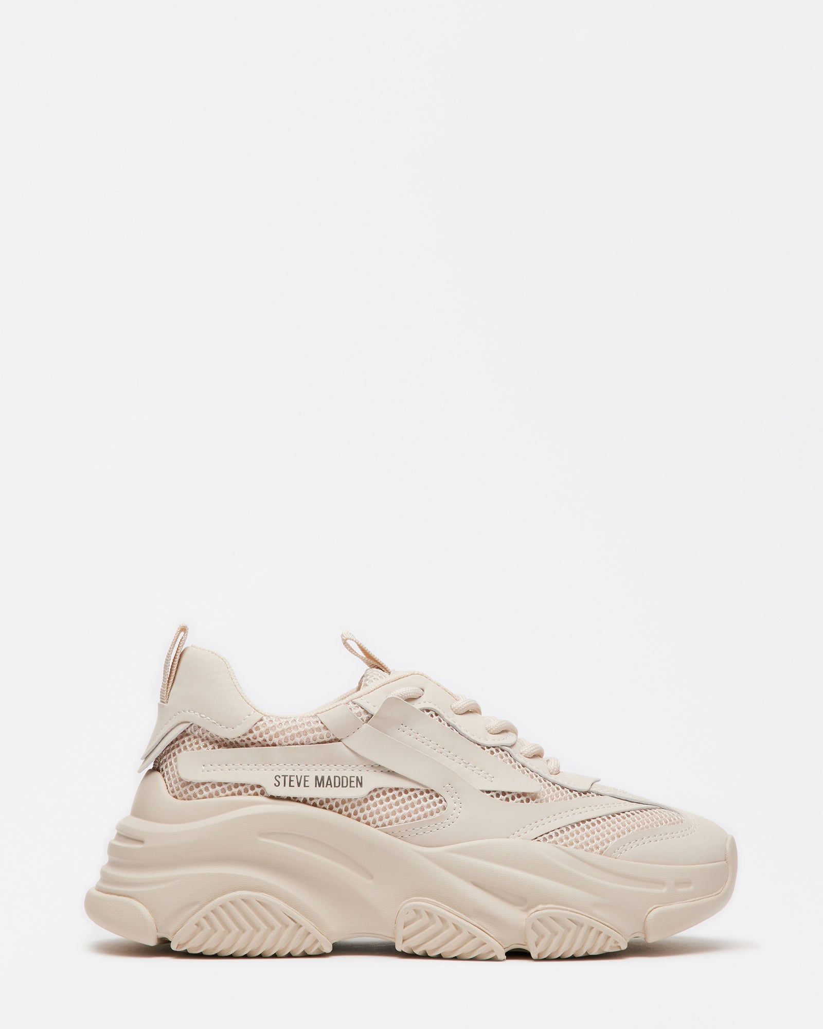Steve Madden possession trainers in beige