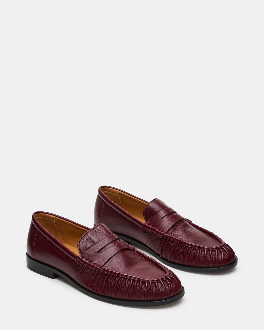 QUINCEY DARK CHERRY LEATHER - view 2