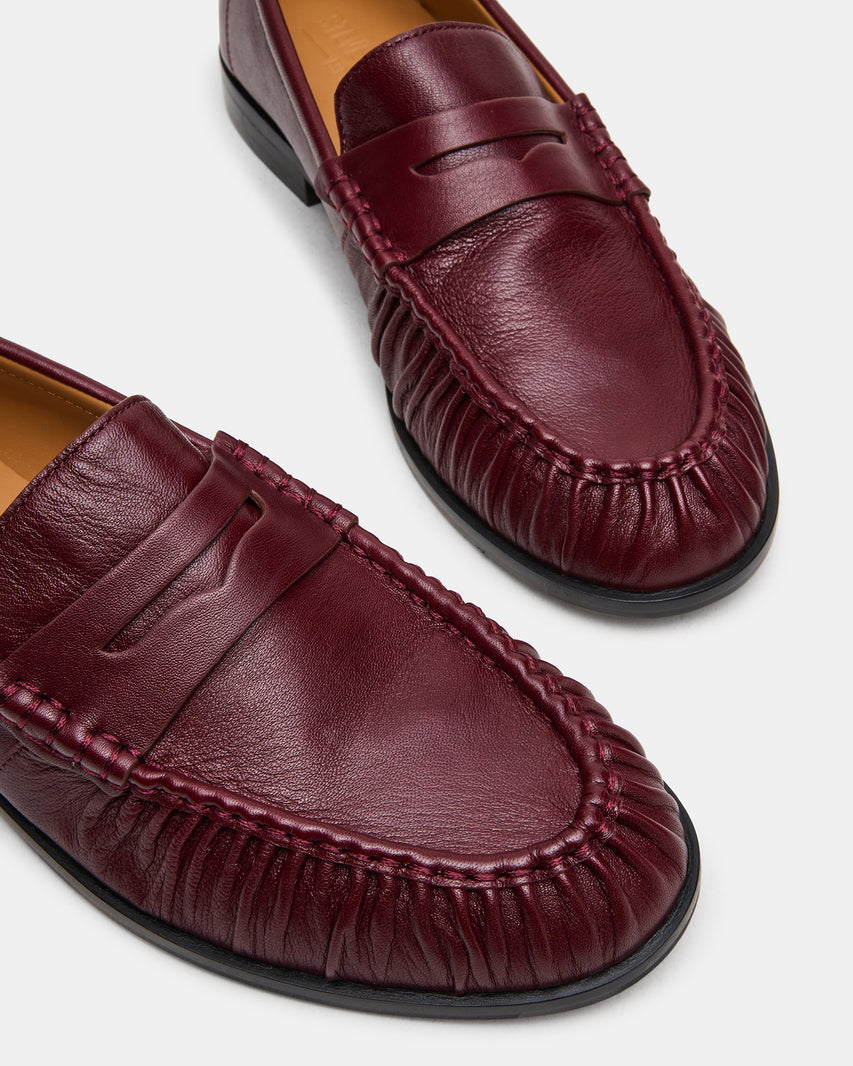 QUINCEY DARK CHERRY LEATHER - view 3