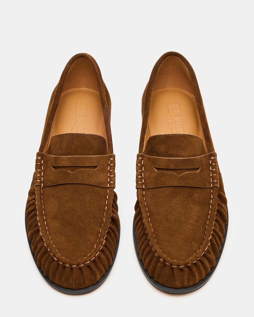 QUINCEY CHESTNUT SUEDE
