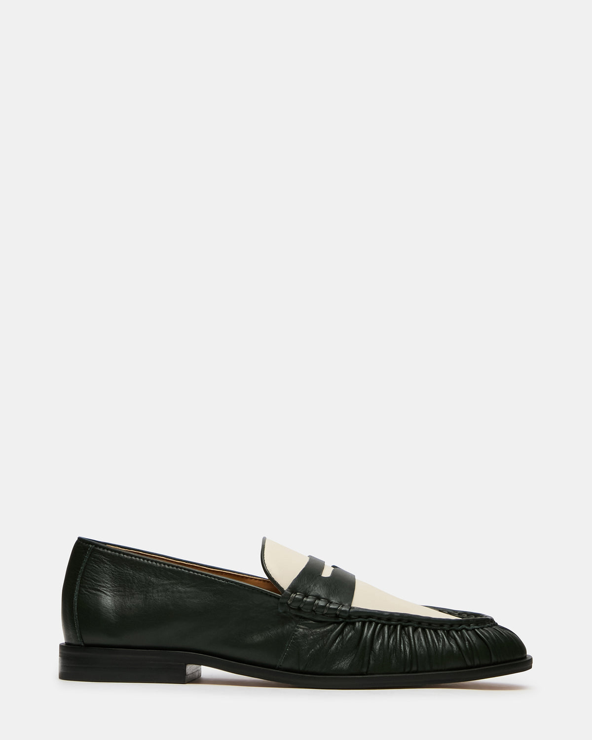 QUINCEY Dark Green Multi Slip-On Men's Loafer | Steve Madden