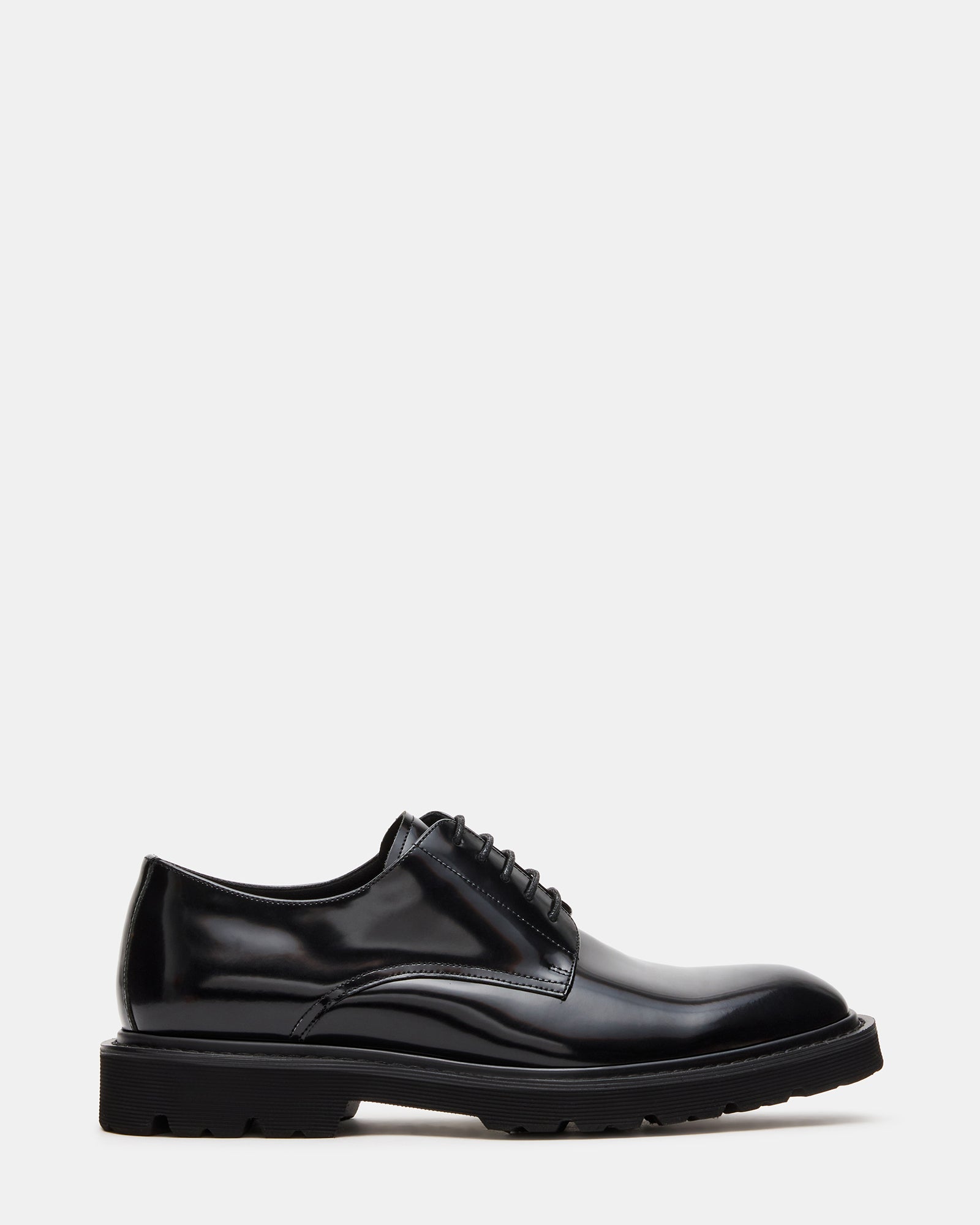 RICOTTA Black Box Lace-Up Derby Lug Men's Dress Shoe | Steve Madden
