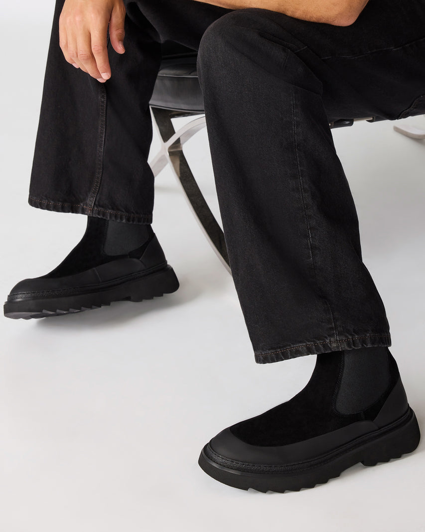 RYLAN BLACK SUEDE - view 2
