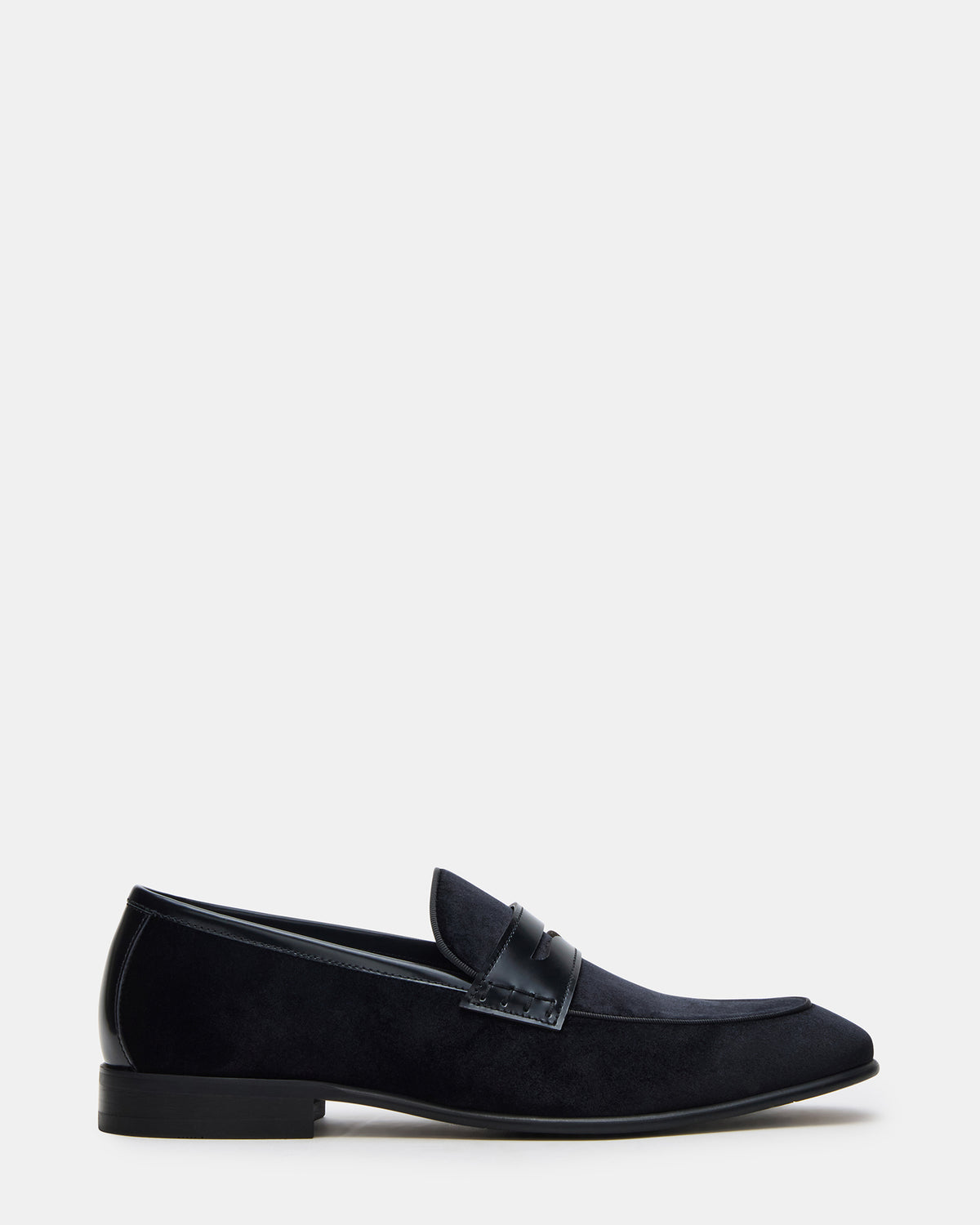 YARDLY Black Velvet Slip-On Men display picture 1