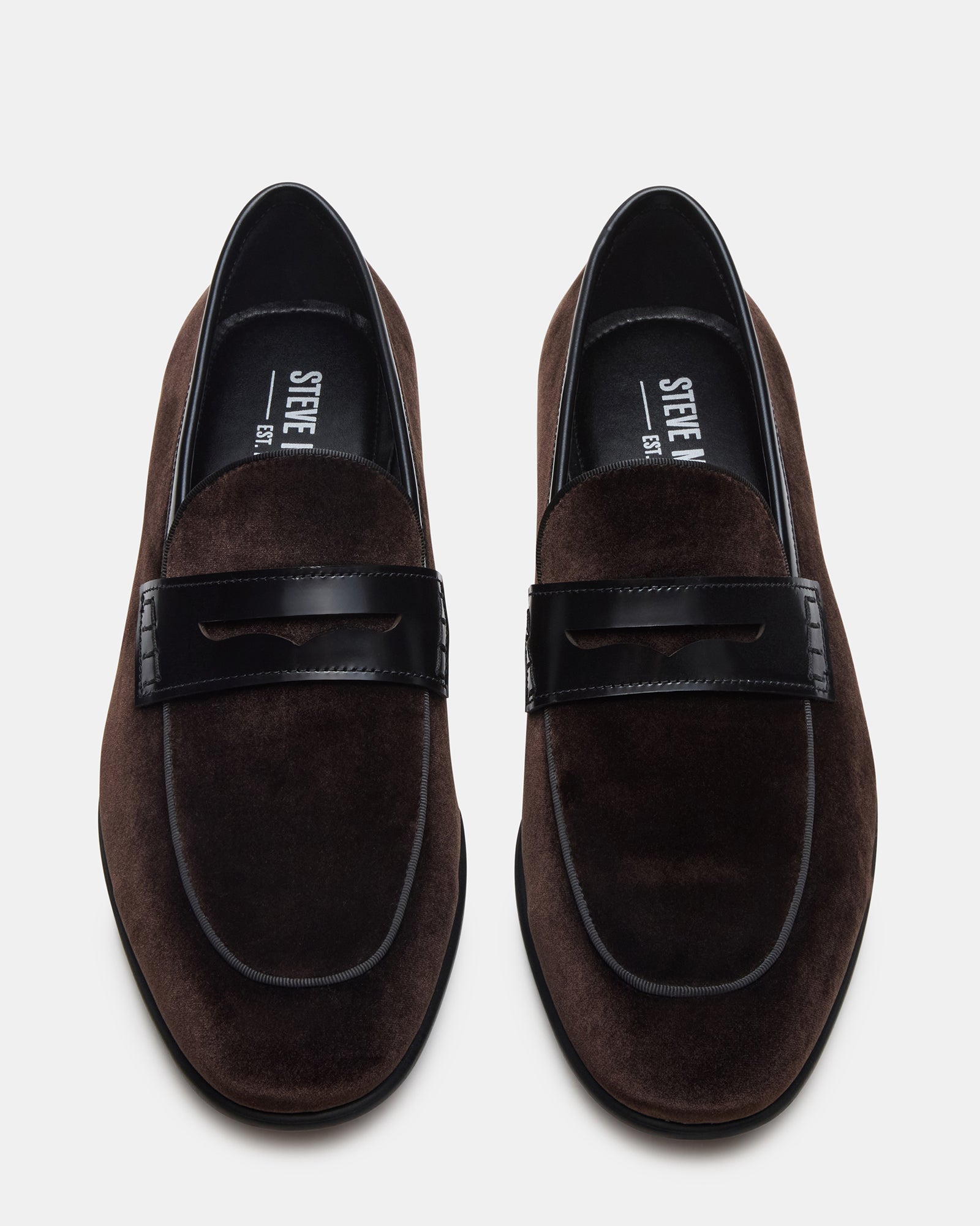 Steve Madden Men's Yardly Slip-On Loafers - Brown - Size 11