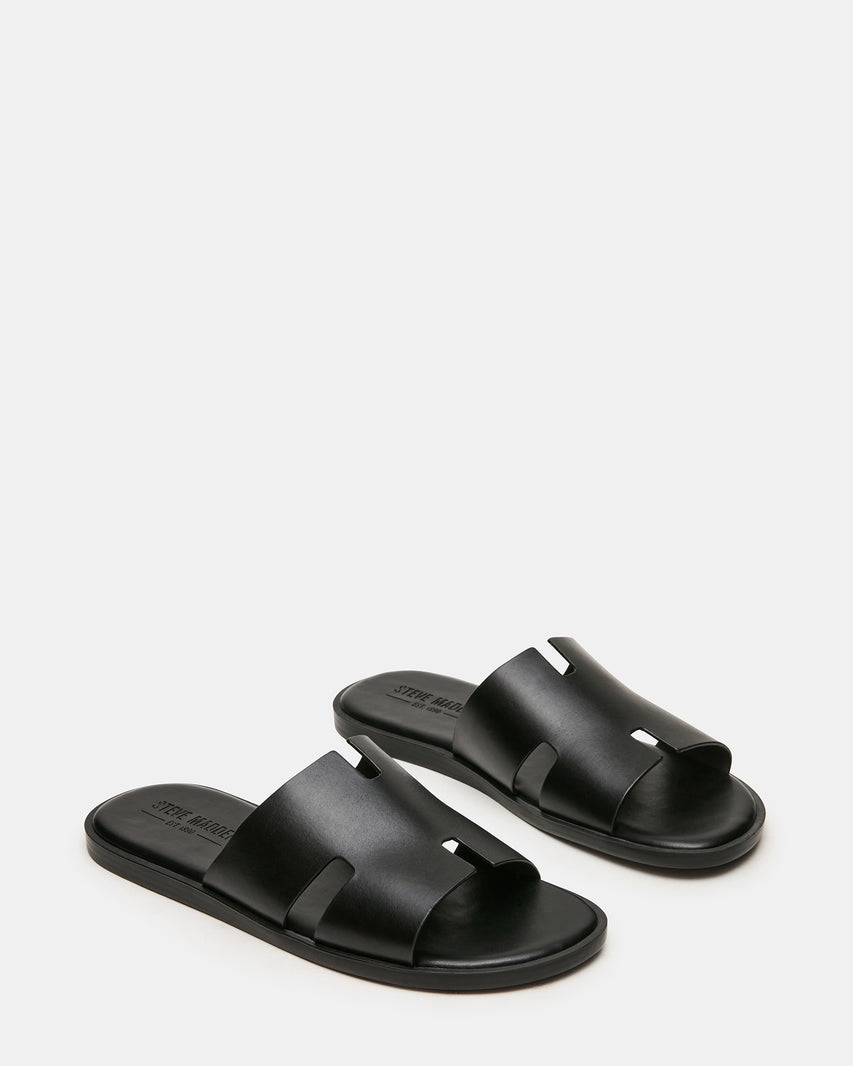 YUSSUF BLACK LEATHER - view 2