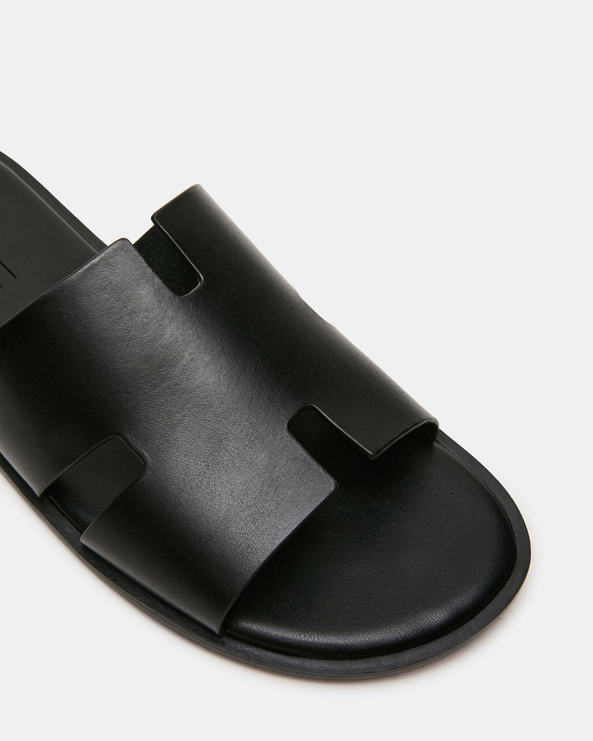 YUSSUF BLACK LEATHER - view 3