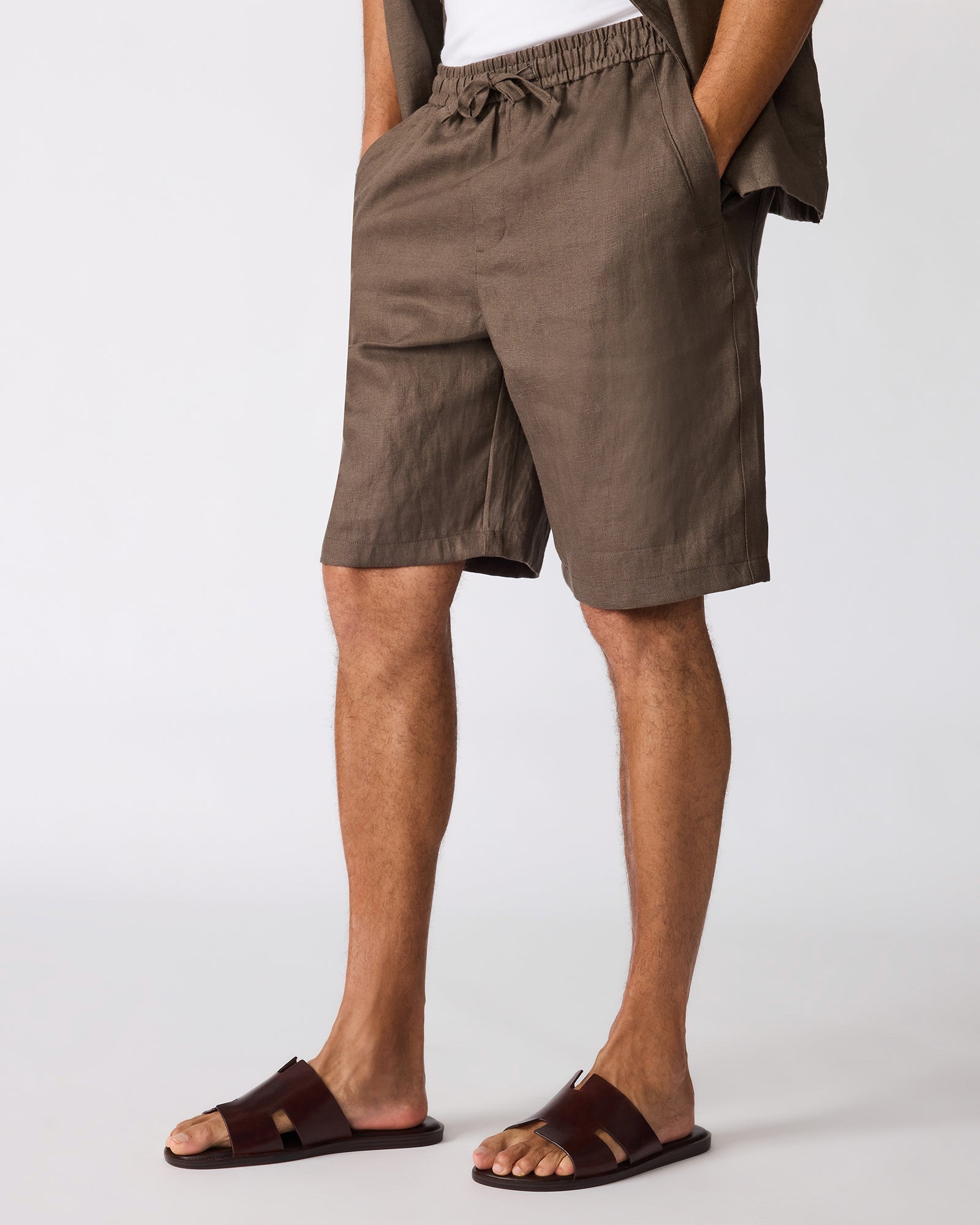 YUSSUF BROWN LEATHER - view 2