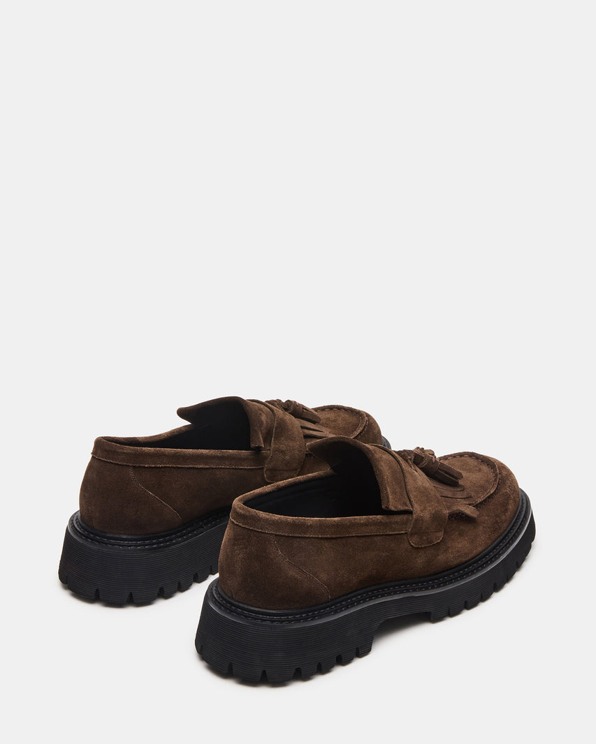 ZEV BROWN SUEDE
