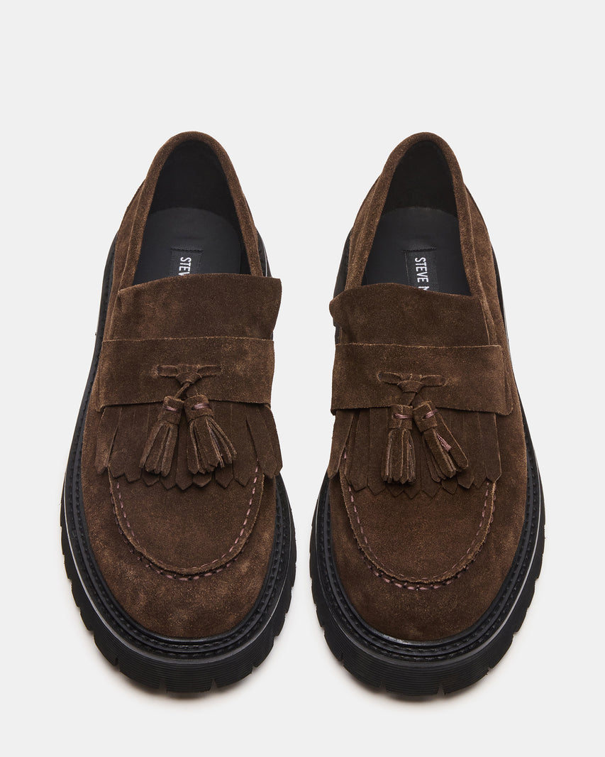 ZEV BROWN SUEDE