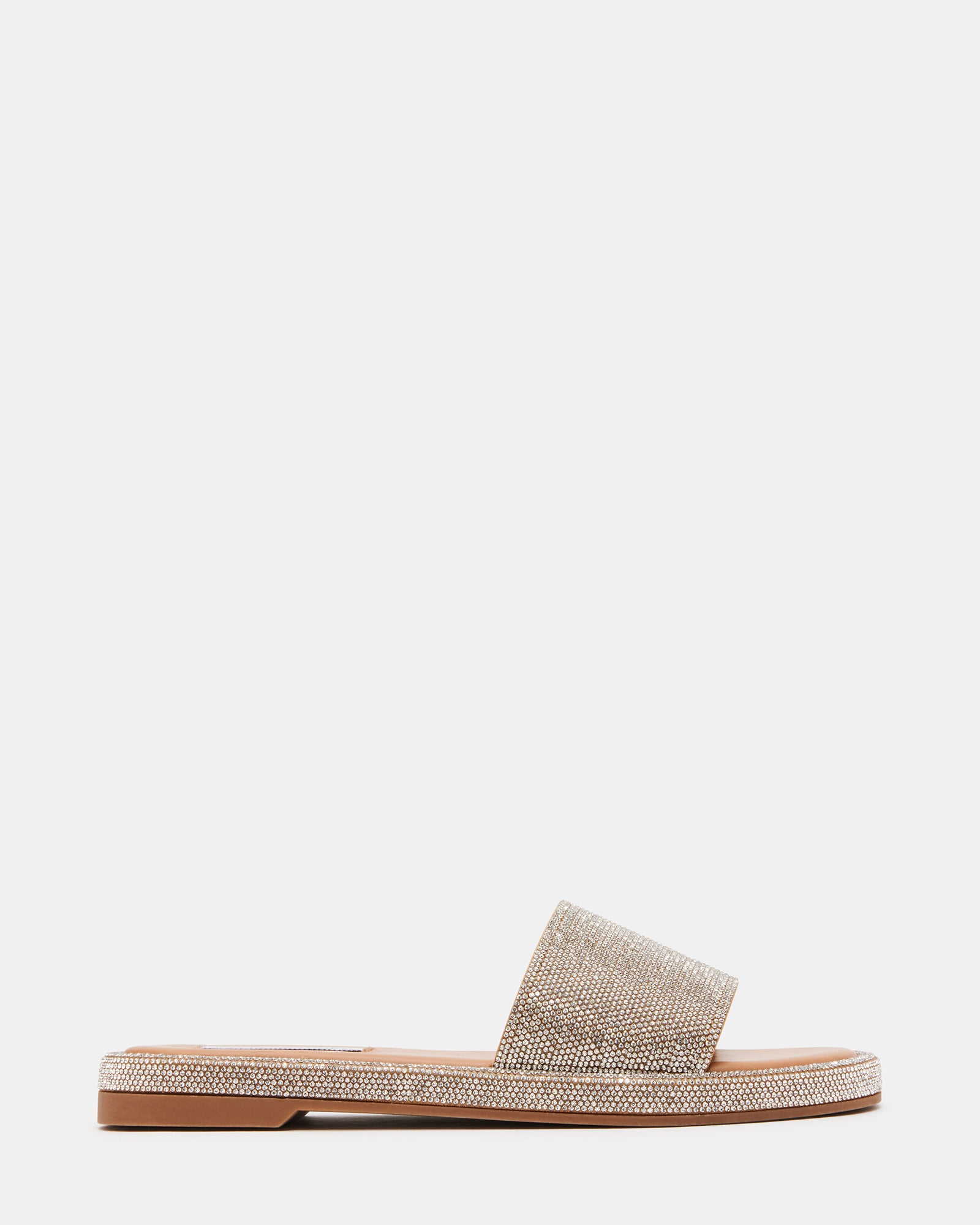 ACHIEVE Rhinestone Slide Sandal | Women's Sandal | Steve Madden