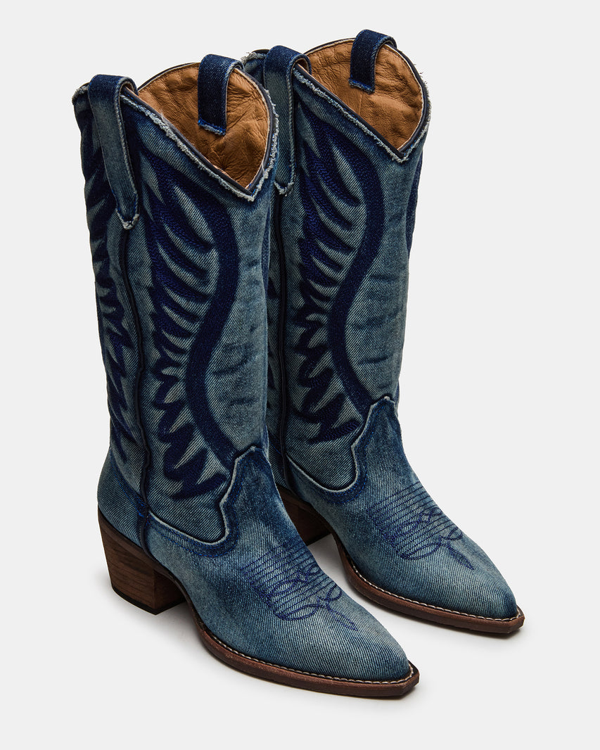 ALBANY DENIM BOOT & ALBANY BAG BUNDLE - view 2