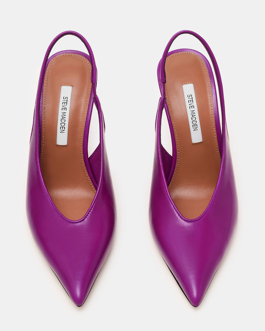 ANDROMEDA DARK FUCHSIA LEATHER - view 4