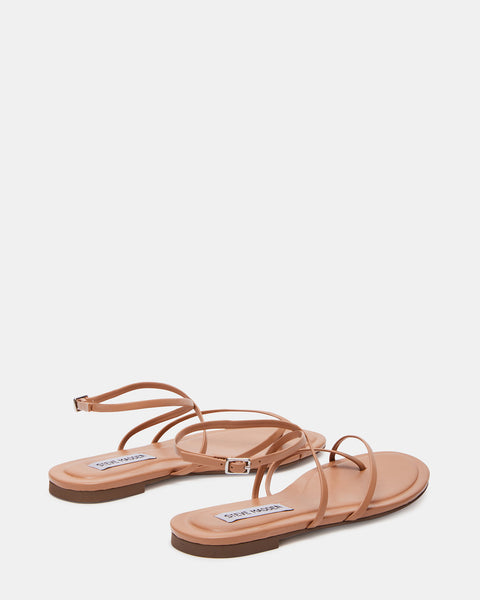 ARUBA Tan Strappy Sandal | Women's Sandals – Steve Madden