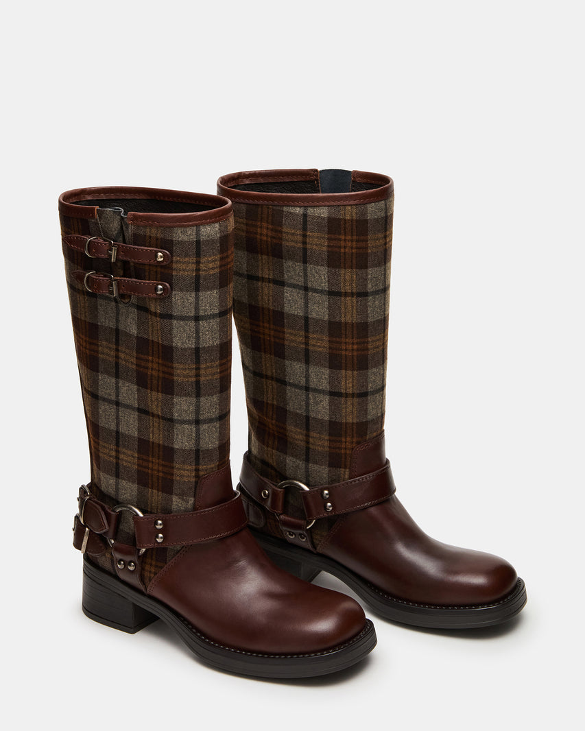 ASTOR FLANNEL BROWN MULTI