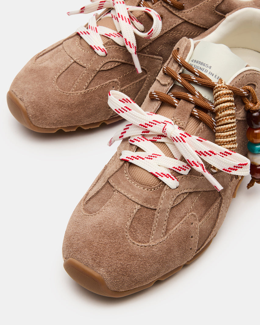 AZIEL CHARM TAUPE SUEDE