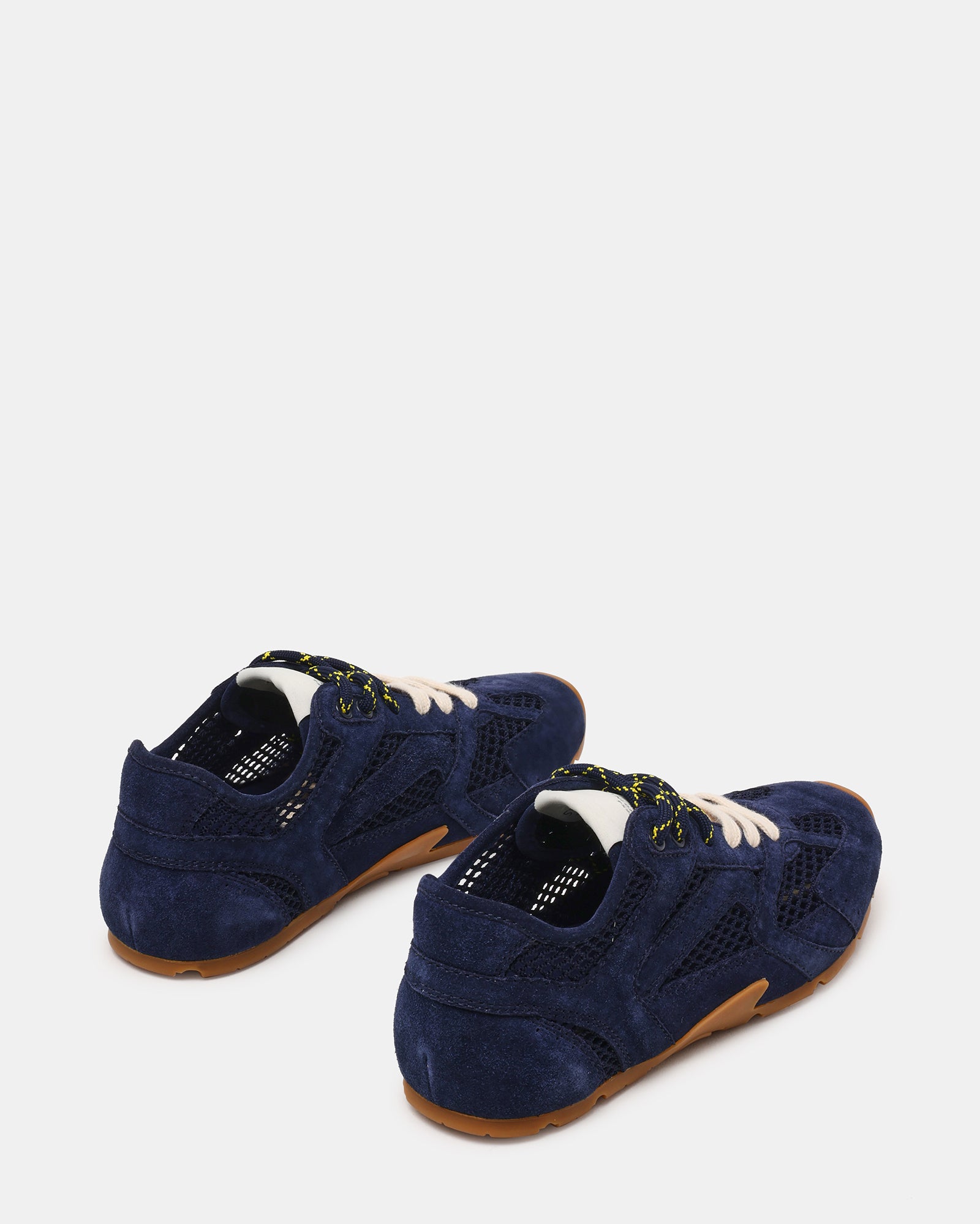 AZIEL Navy Mesh Low-Top Lace-Up Women's Sneakers – Steve Madden