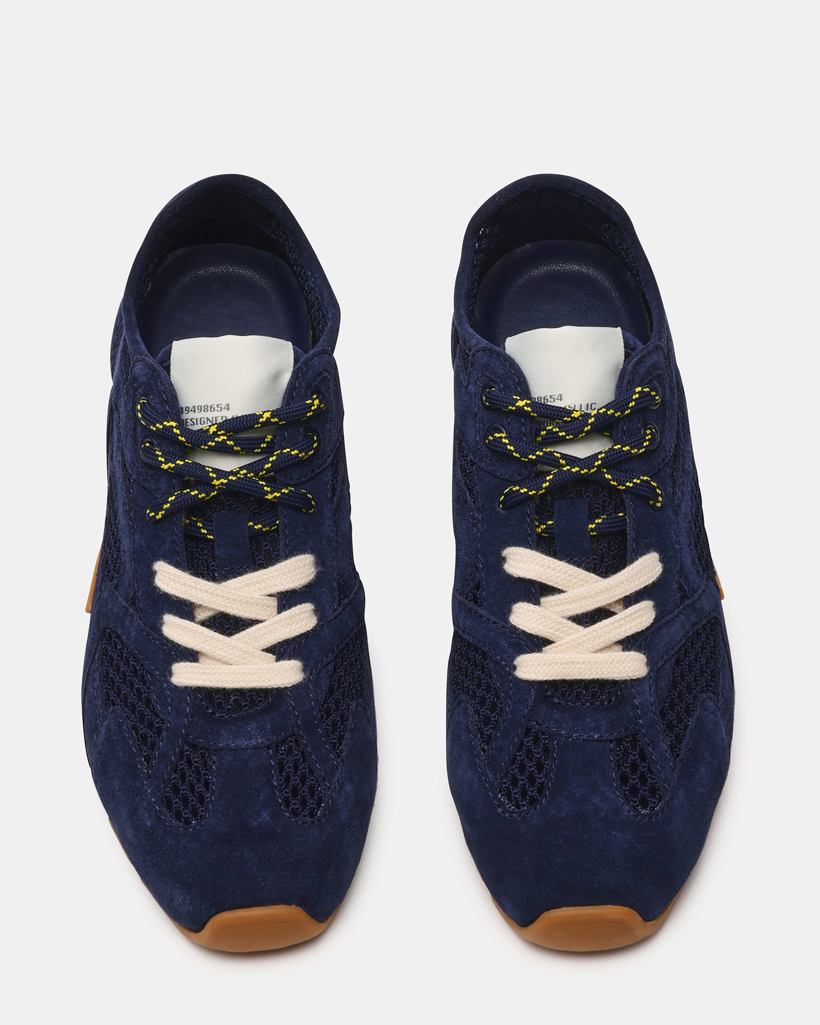 AZIEL Navy Mesh Low-Top Lace-Up Women's Sneakers – Steve Madden