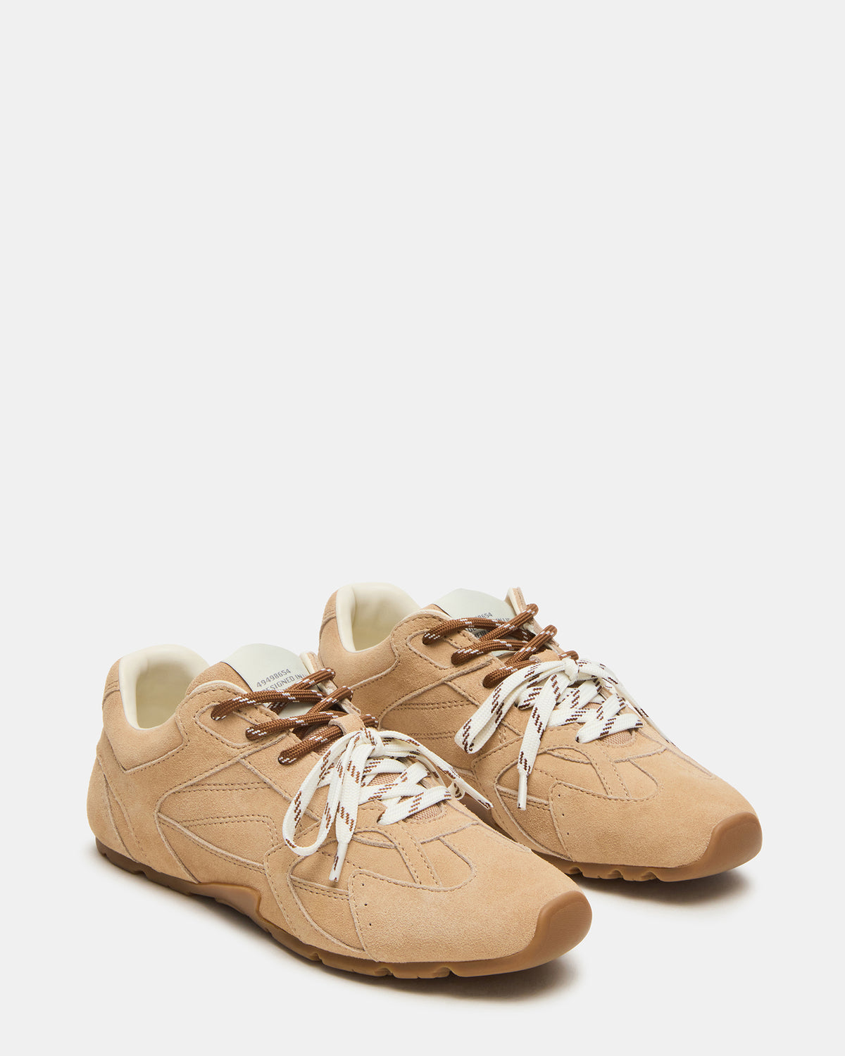 AZIEL Sand Suede Low-Top Lace-Up Women's Sneakers – Steve Madden