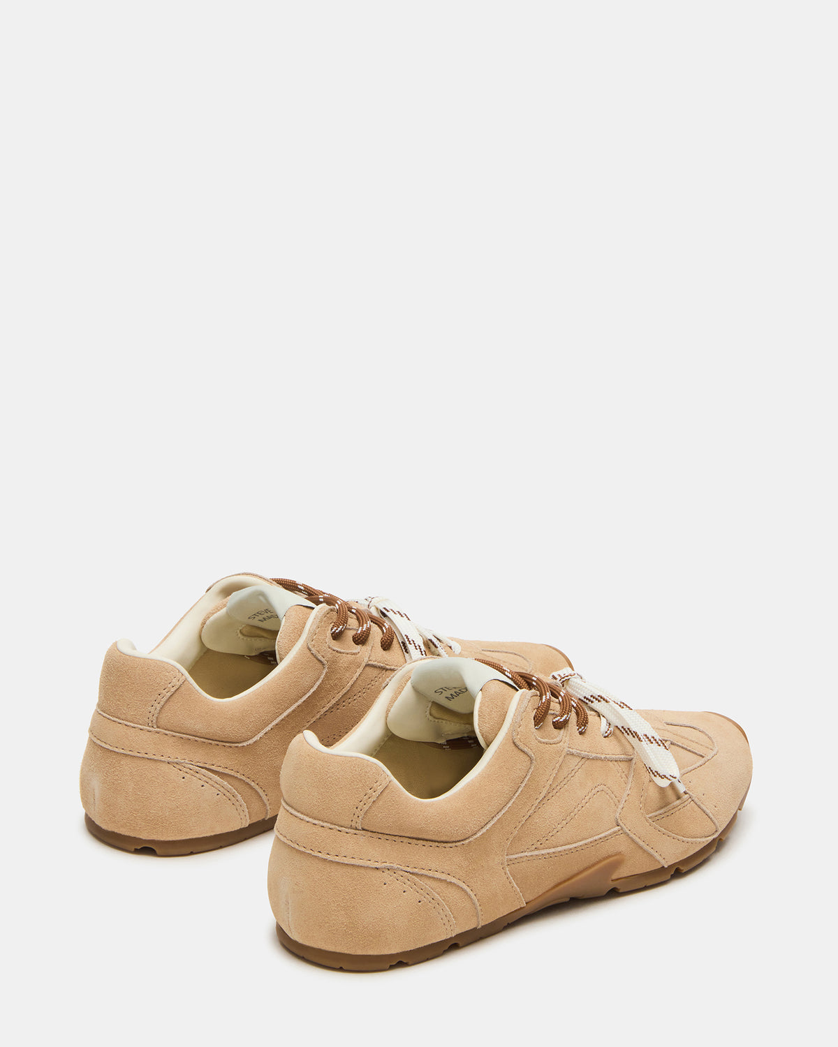 AZIEL Sand Suede Low-Top Lace-Up Women's Sneakers – Steve Madden