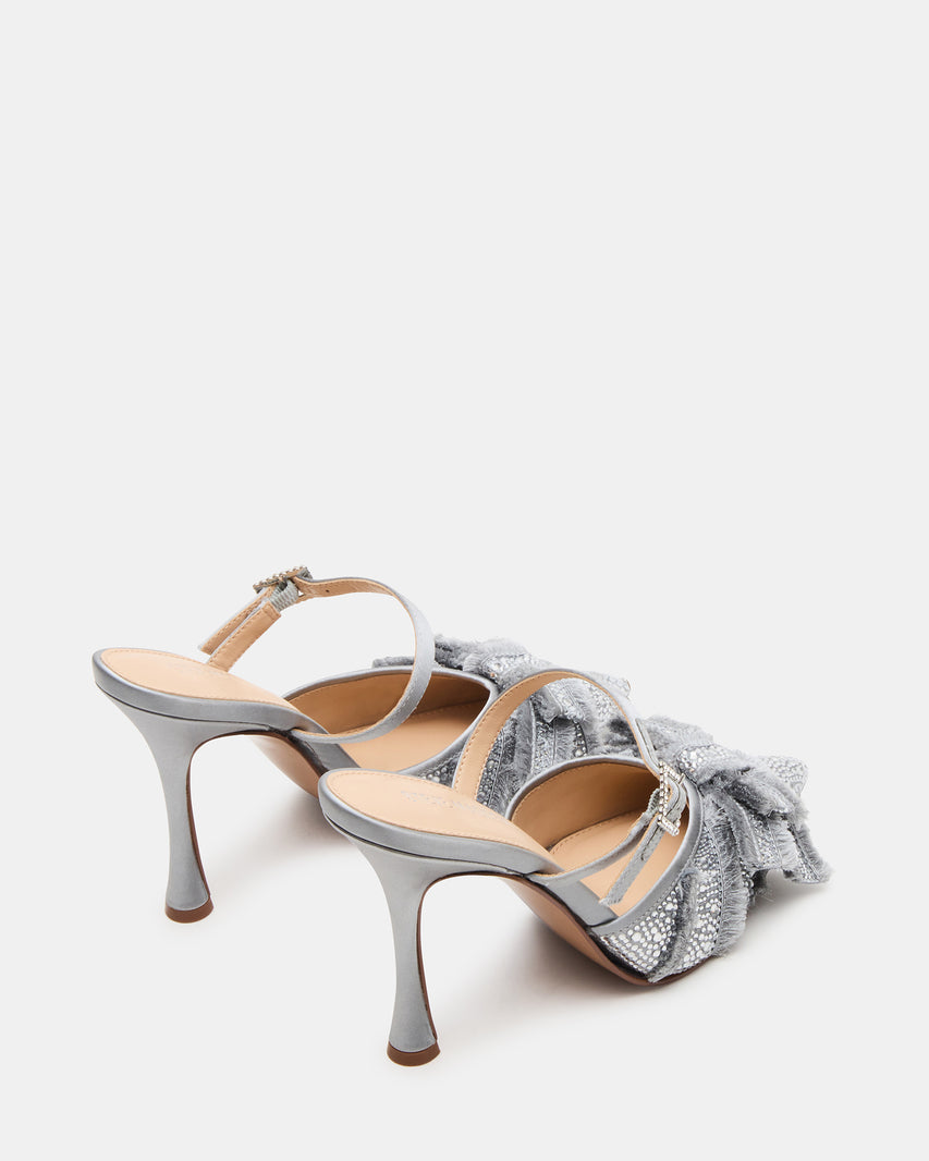 BAYLIN GREY SATIN RHINESTONES