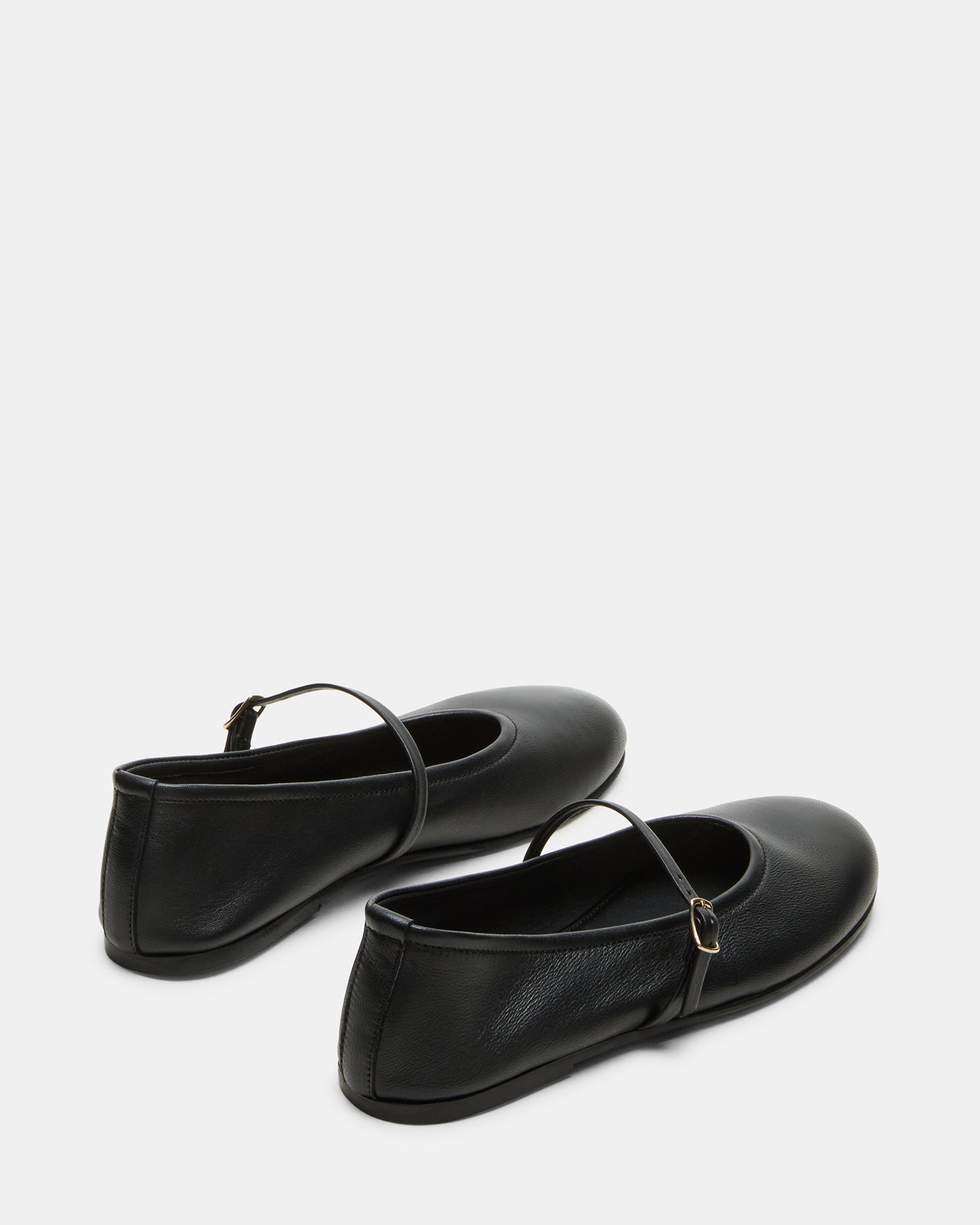 BESETTE Black Leather Mary Jane Ballet Women's Flat Steve Madden BESETTE Black Leather Mary Jane Ballet Women's Flat Steve Madden