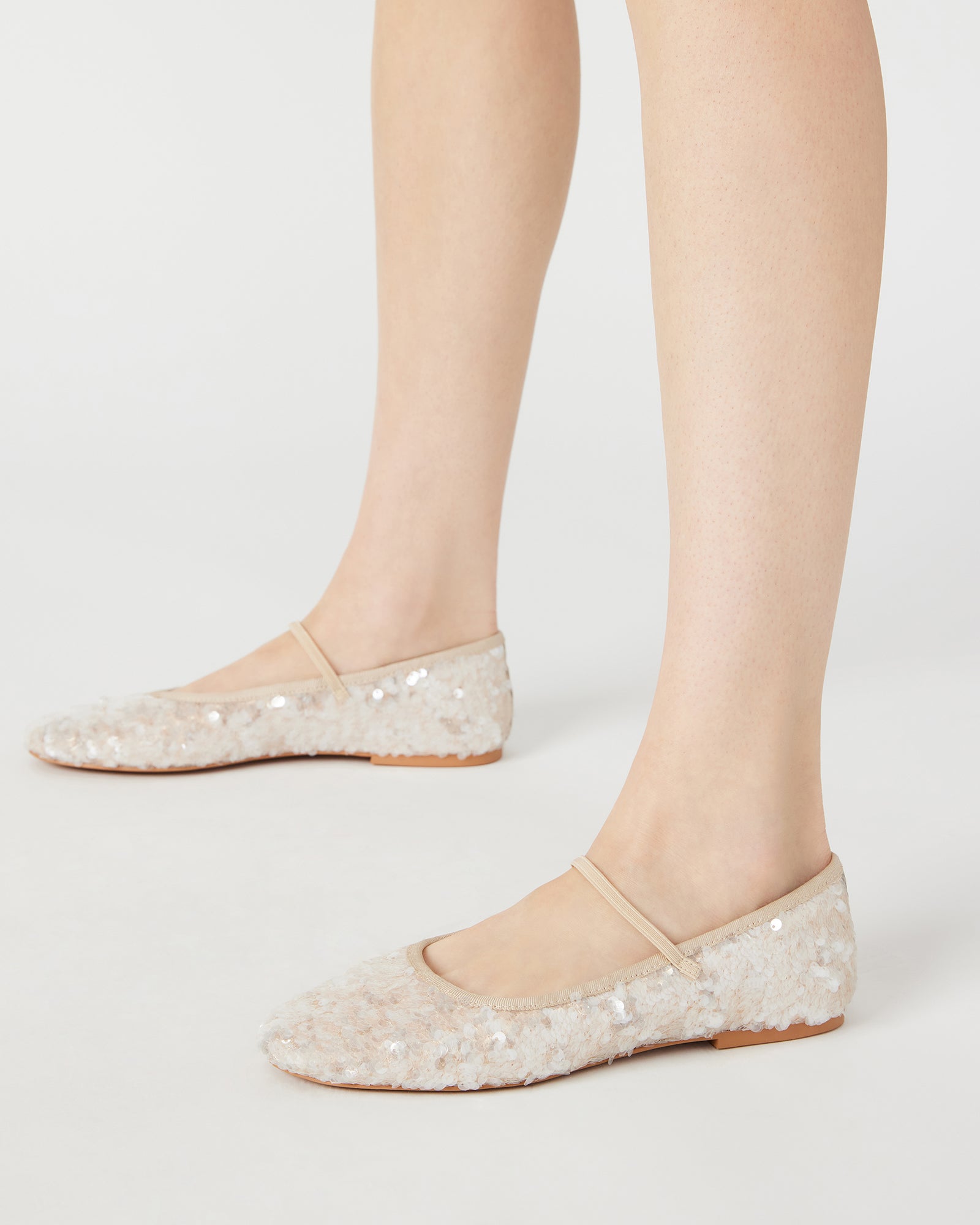 BOUQUET Champagne Sequin Mary Jane Ballet Flat | Women's Flats – Steve BOUQUET Champagne Sequin Mary Jane Ballet Flat | Women's Flats – Steve