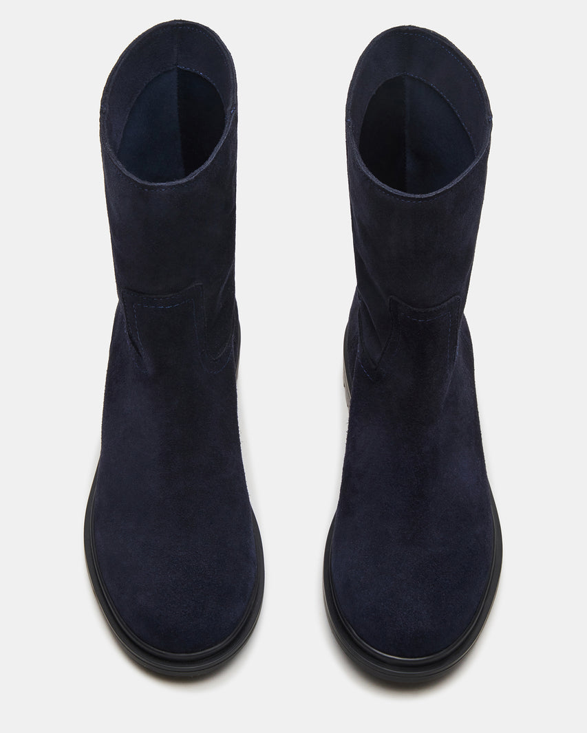 BATES NAVY SUEDE