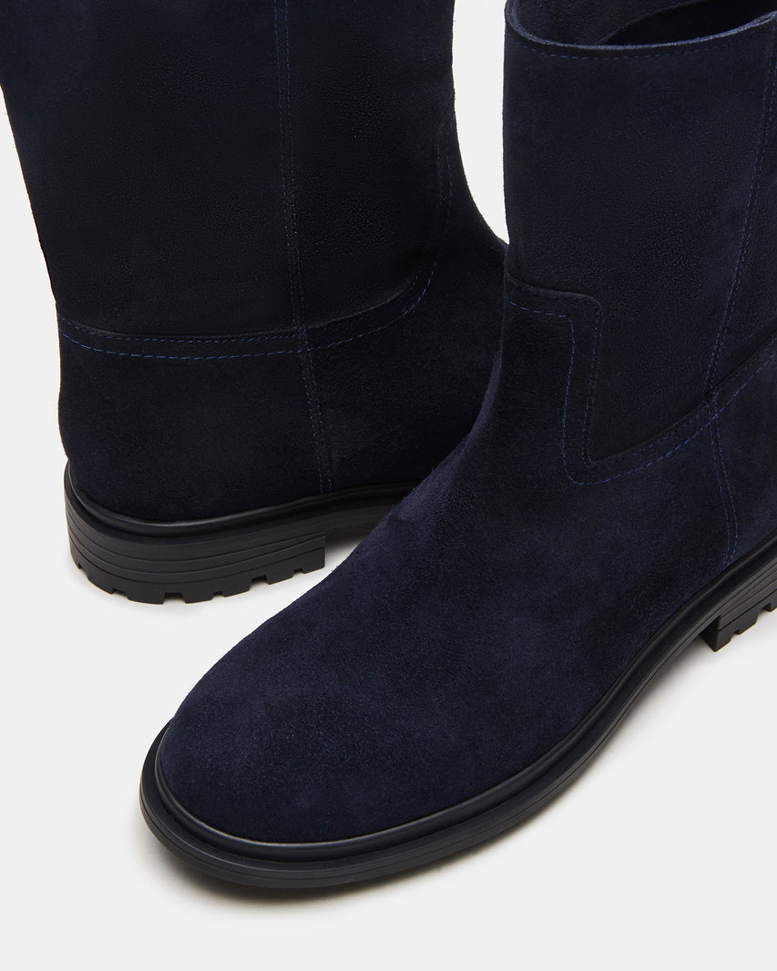 BATES NAVY SUEDE