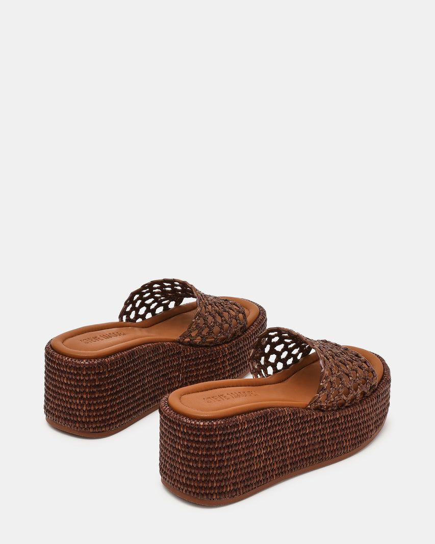 BRANDY BROWN RAFFIA